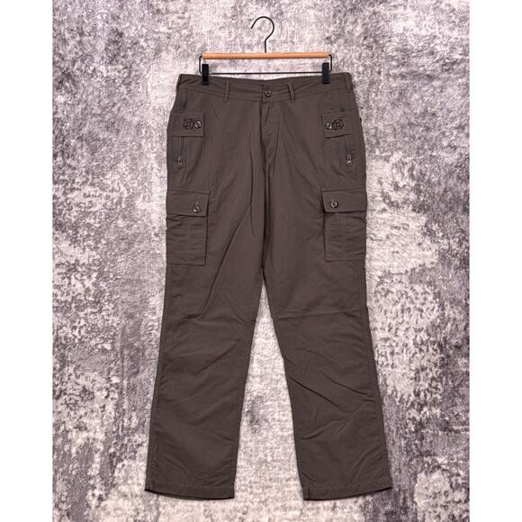 Clothing Arts Pants 32 x 30 Mens Pick Pocket Proof Adventure Cargo Green - Picture 1 of 7
